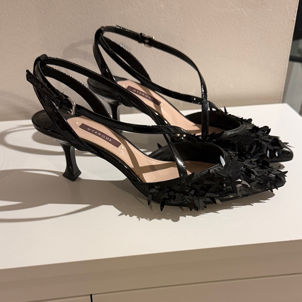 Uterque Elegant Black Women's Heels